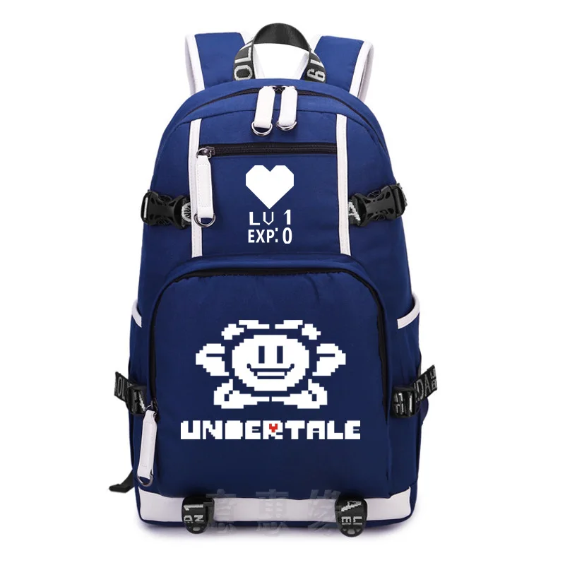 Novo undertale mochila cosplay anime oxford mochila sacos de viagem