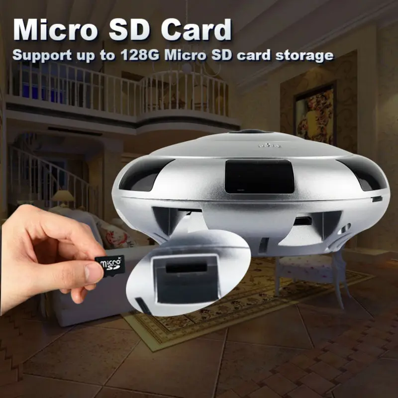 Мини очки виртуальной реальности VR IP Камера Беспроводной 960P HD Smart 360 градусов