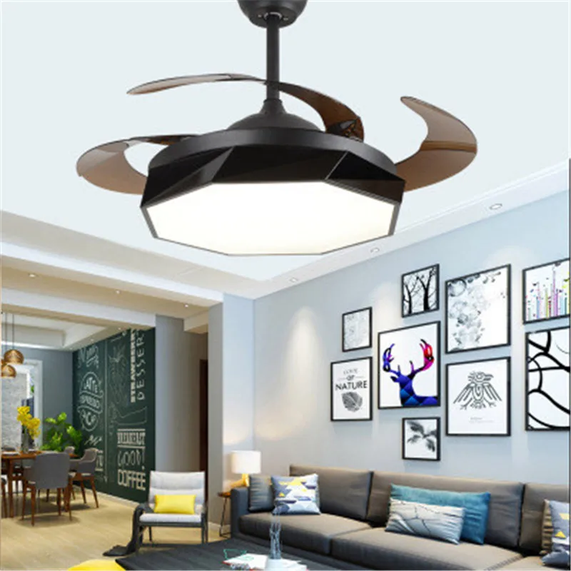 Invisible Ceiling Fan Light Large Wind Home Living Room Dining Invisible Ceiling Fan Light Large Wind