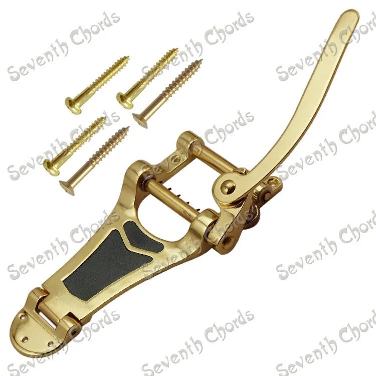 B 70 G ES 355 гитара вибрато Bridge tailpiece Для Arch Top Archtop Hollow Semi Jazz электрическая гитара|gold bars