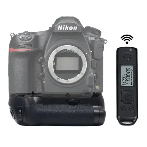 

JINTU Top Power Meike MK-D850 Pro Vertical Shooting Power Pack Battery Grip with 2.4G HZ Remote Kit