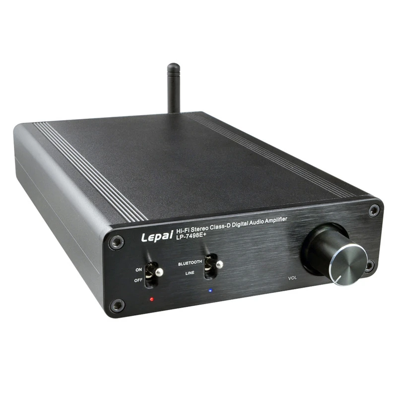2017 LP 7498EA Цифровой Bluetooth получения Мощность усилитель небольшой Вход 100 240 В Выход