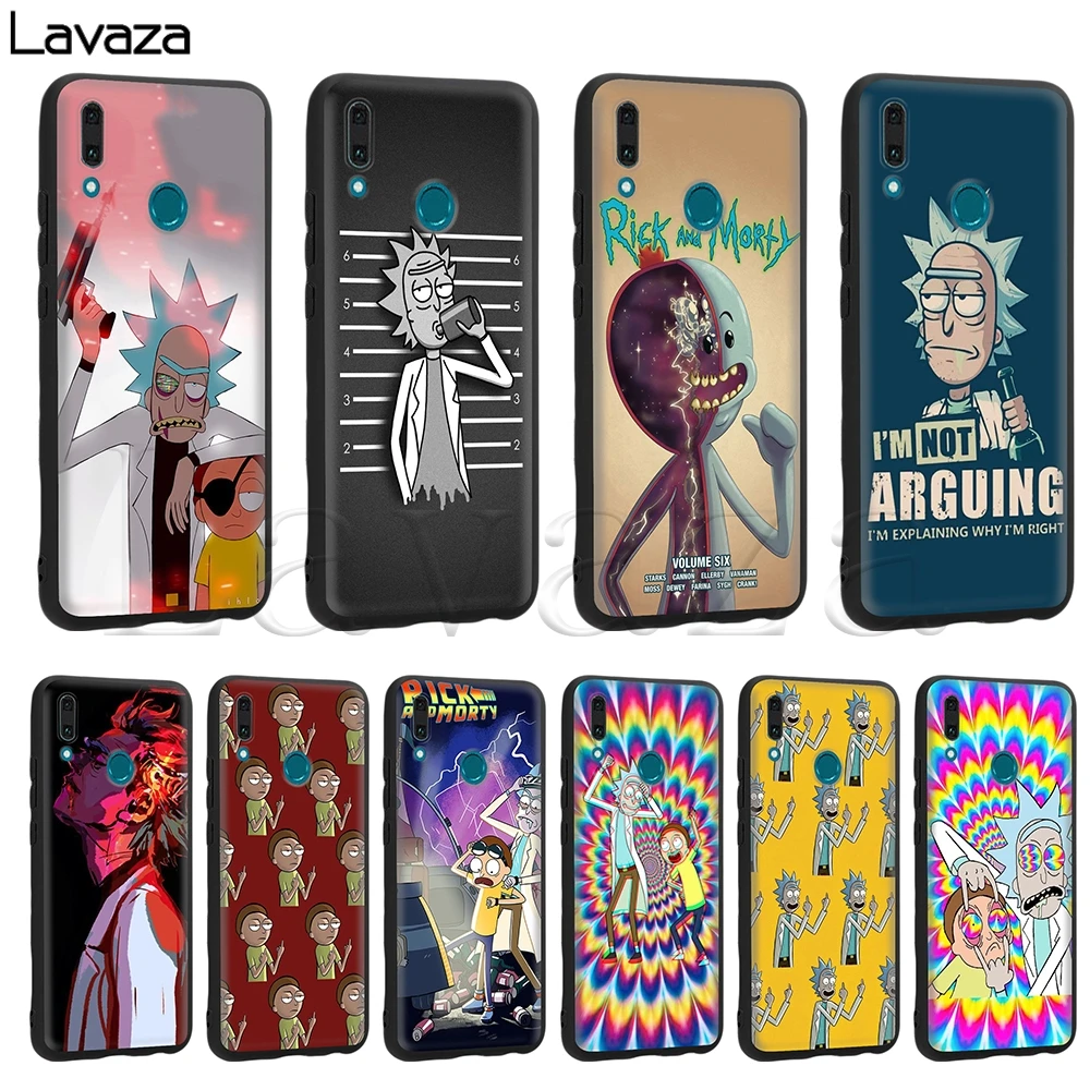 

Lavaza Rick And Morty Case for Huawei Mate 20 Honor Note 6a 7a 7c 7x 8c 8x 9 10 Nova 3i 3 Lite Pro Y6 2018 Prime