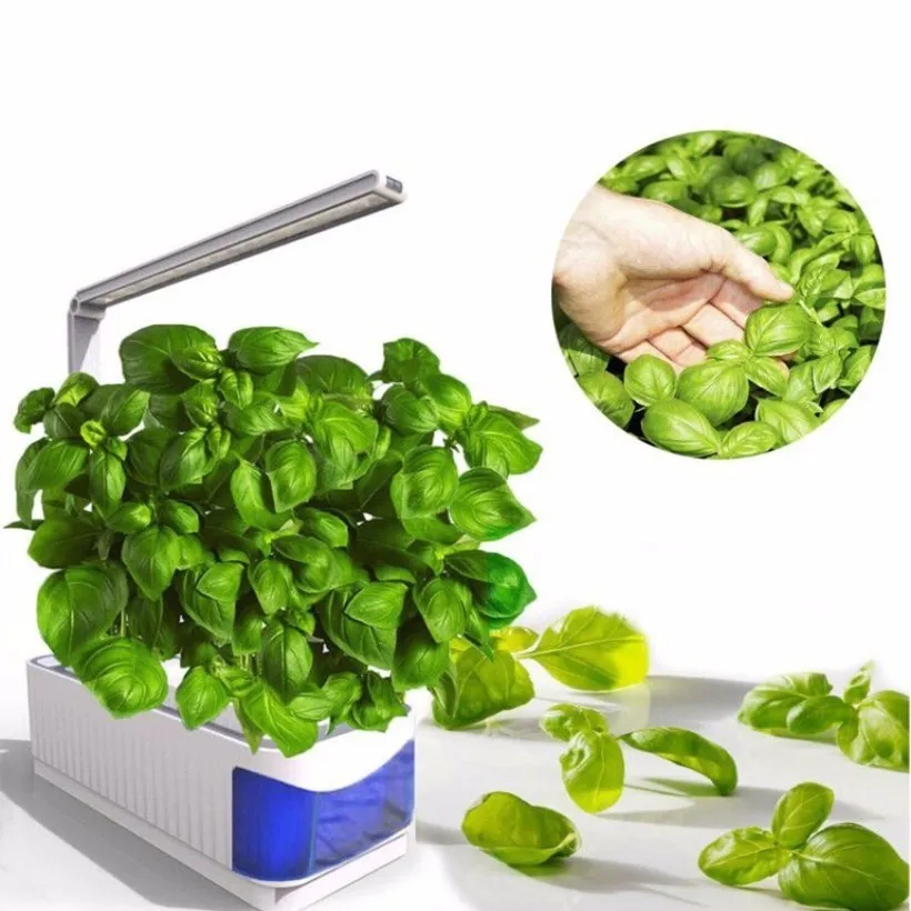 

Smart Indoor Garden Planter Kit LED Grow Light Hydroponic Growing Multifunction Desk Lamp Plant Flower Grow Lamp AC100-240V