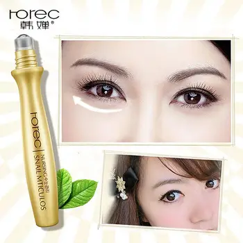 

ROREC Brand Dark Circle Removal Snail Extract Eye Cream Roll-on Eye Essence Moisturizing Hydrating Nourishing Firming Eye Cream