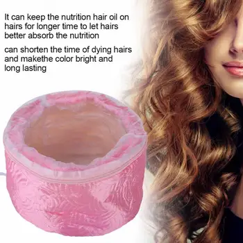 

Electric Hair Thermal Beauty Steamer SPA Nourishing Hair Care Cap Hair Steam Cap Dryers Heating EU Plug Therm Treatment Hats