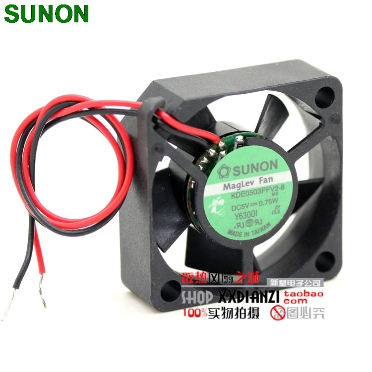 Сверхтихий вентилятор для Sunon 3010 30 мм 3 см DC 5 в 0 75 Вт см|3cm fan|dc 5v fan5v dc fan |