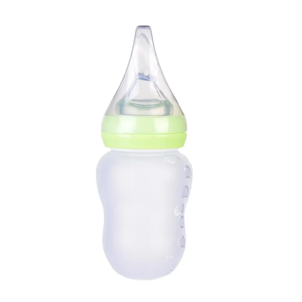 180 мл детская силиконовая насадка на бутылочку для кормления, набор ложек для новорожденных, силиконовая чашка для кормления, бутылочка для воды для младенцев, бутылочки для кормления детей