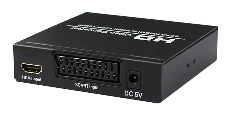 TSCART to HDMI Converter Adapter Upscaler SCART+HDMI to Full HDMI1080p+AudioCoaxial Output Connector for HDTV DVD Free Shipping (9)