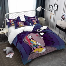 3d Bedding Sets Game Child Duvet Cover Set Kids Luxury King Size Quilt Cover Set 3pcs Horror Halloween Decor Cartoon Zombie Doll
