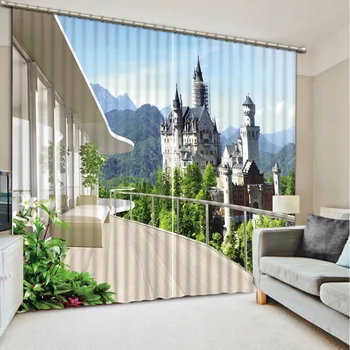 

Print 3D Blackout Curtains For Living room Bedding room Drapes Cotinas para sala Bedroom Curtains Cortina