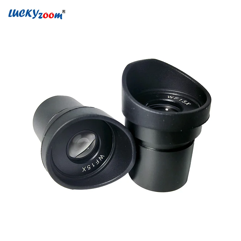 Lucky Zoom бренд Тринокулярный 30,5 мм 15x поле зрения 15 мм стерео зум микроскоп окуляр Объектив Микроскоп аксессуары