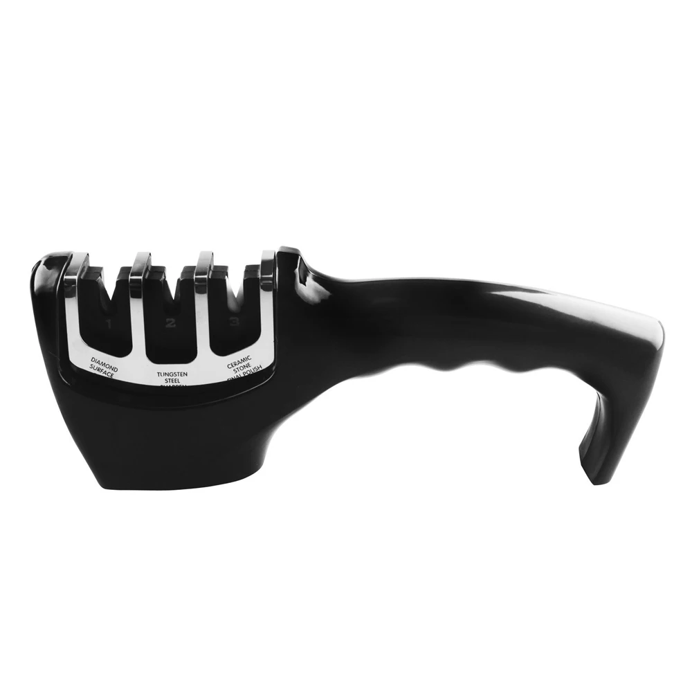 

Hecef Kitchen Knife Sharpener - Chef Knife Sharpening for Straight Blade & Serrated Knives,Multifunctional