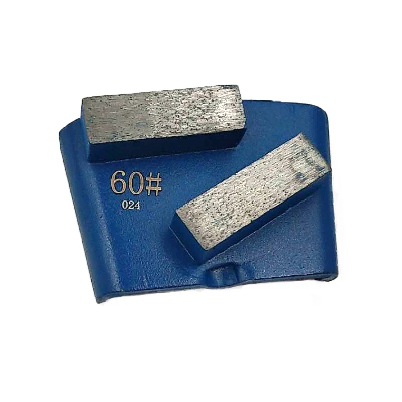 RIJILEI 6PCS HTC Diamond Grinding Disk Metal Plate for Stone and Concrete Floor Grinding Diamond Grinding Disc JX06