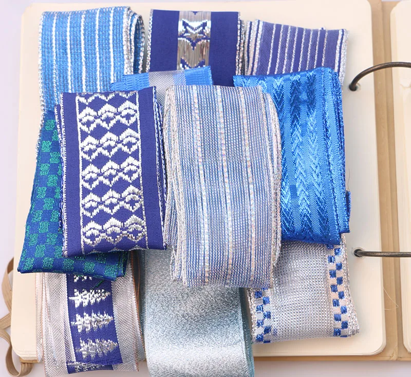 

10yard random BLUE color Phnom Penh Satin Ribbon Wedding Party Decoration DIY Gift Packing Belt Wrap ribbon