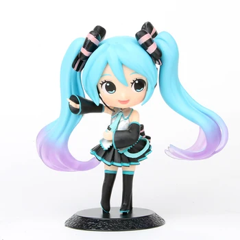 

6" 14cm Anime Hatsune Miku Figure Toy Doll Cute Miku PVC Action Figure Collectible Model Brinquedos Kid Toy