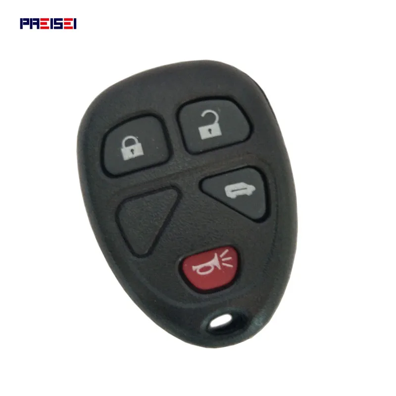 

PREISEI 4 Buttons Replacements Car Remote Key Shell Entry Keyless Case Fobs For GM GMC Chevy For Buick For Chevrolet