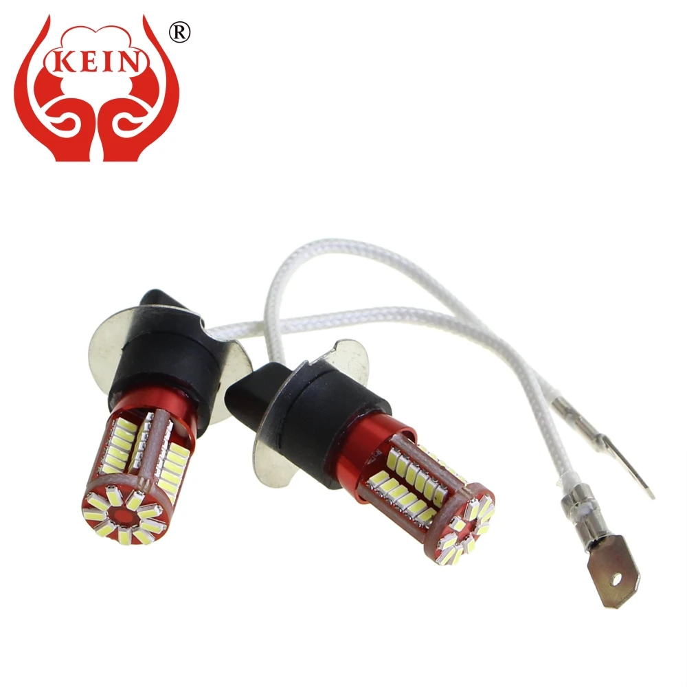 

KEIN 2PCS H7 led h11 bulbs H3 9005 9006 880 881 H8 HB3 HB4 H1 H27 Fog light car auto DRL Daytime Running Signal lamp vehicle 12V
