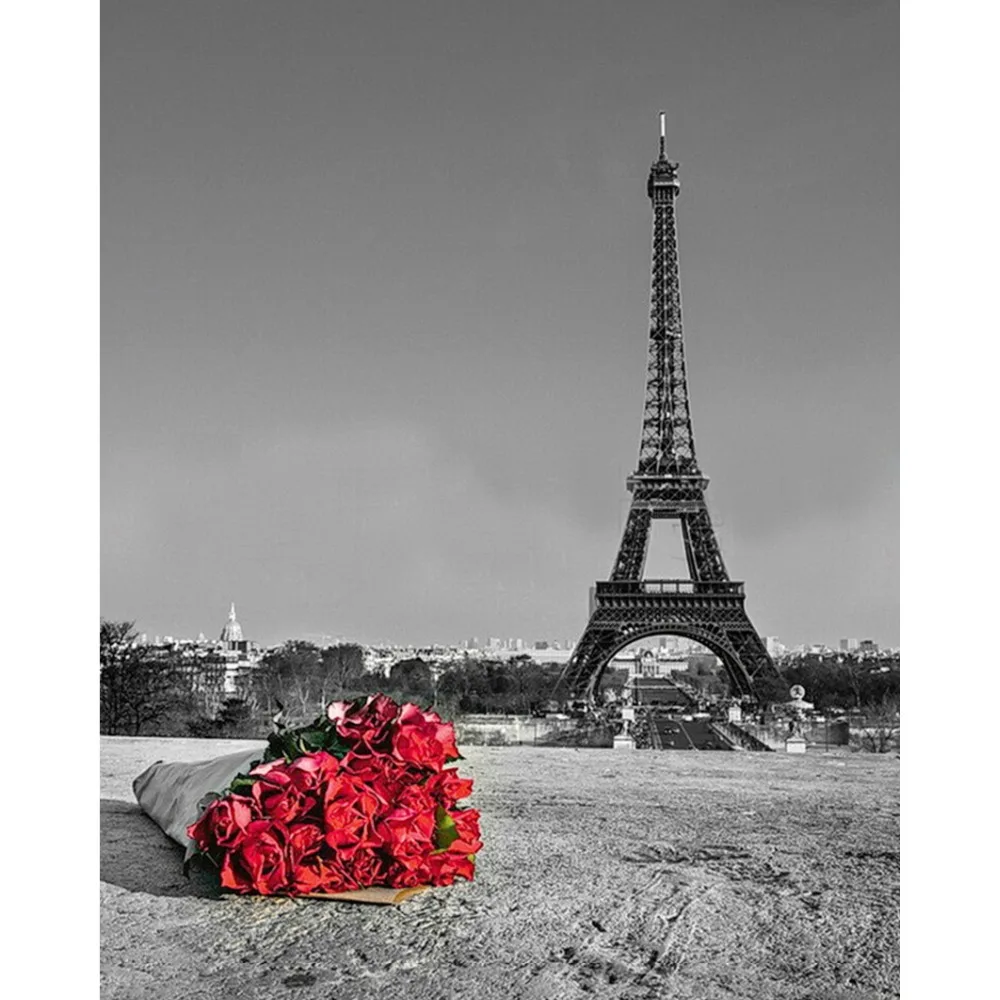Новинка алмазная 3D вышивка Torre Eiffel бисером домашнее украшение иконы крестиком