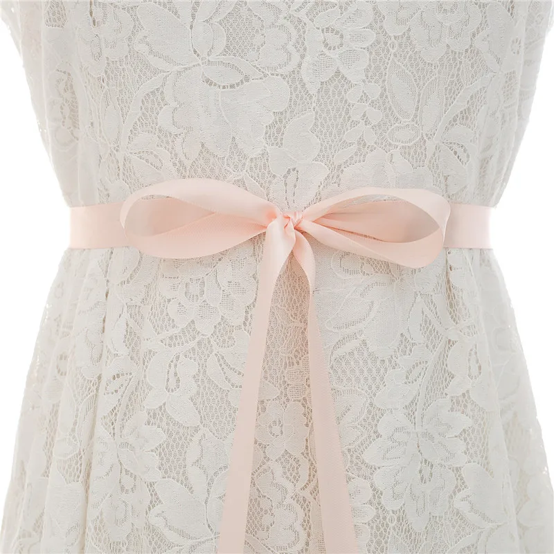 Свадебные ленты Пояски свадебные пояса Кристалл Стразы невесты для вечернее платье платья - Цвет: baby pink
