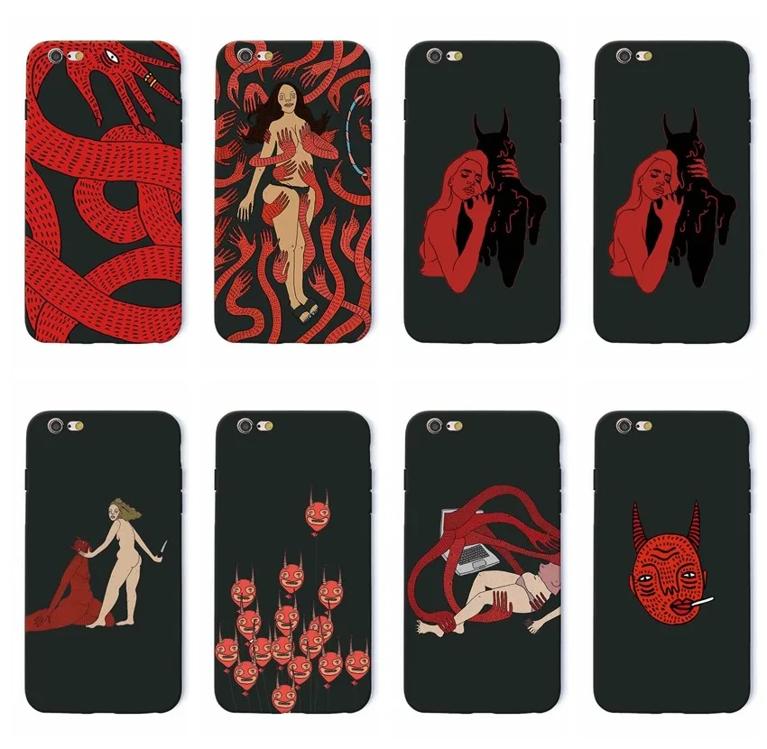 

polly nor painting art soft Silicone TPU phone case for iPhone 8 7 6 6S Plus X XS MAX XR 10 5S SE Coque Shell best design