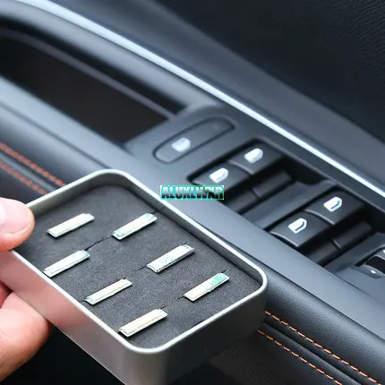 Cars decorative plating window lift button switch decoration NEW for Peugeot 4008 5008 GT 2017 2018