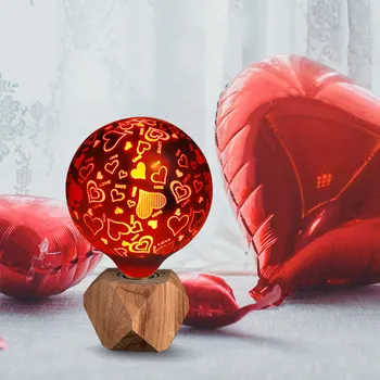 

DINGDIAN LED 85-265V 3D Bulb Holiday Decor Light E27 LED Lamp Creative Comic Light Cafe Wedding Party Holiday Christmas Decor