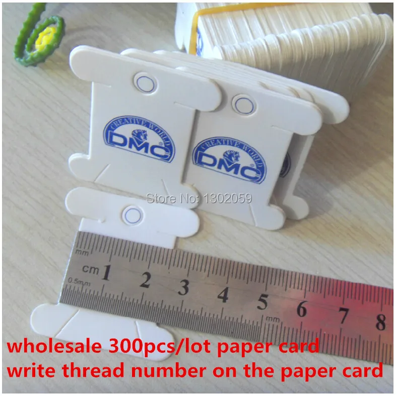 Доступны 300 штук поперечные нитки для вышивания крестиком нарезной станок для карт-номер резьбы на бумажной карте