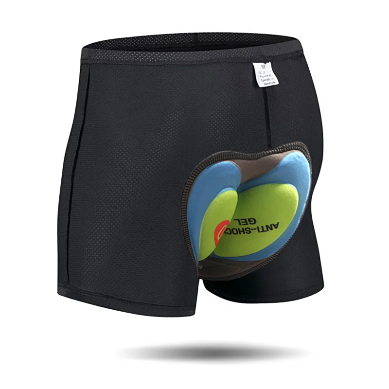 Cycling Short Bicycle Short Pants 4D Antibacterial Silica Gel Padding Cycling Undershorts