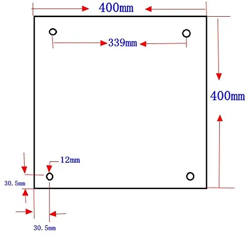 Free Shipping USA Material! CR10 S4 Silicone Heater Pad 400x400mm for CR-10 S4 3D Printer Bed w/Screw Holes, Adhesive Backing 2