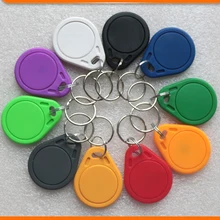 500 шт./лот UID Сменные IC брелок для mif 1 К 13,56 мГц записываемый mif 0 нулевой ВЧ ISO14443A 10 видов цветов