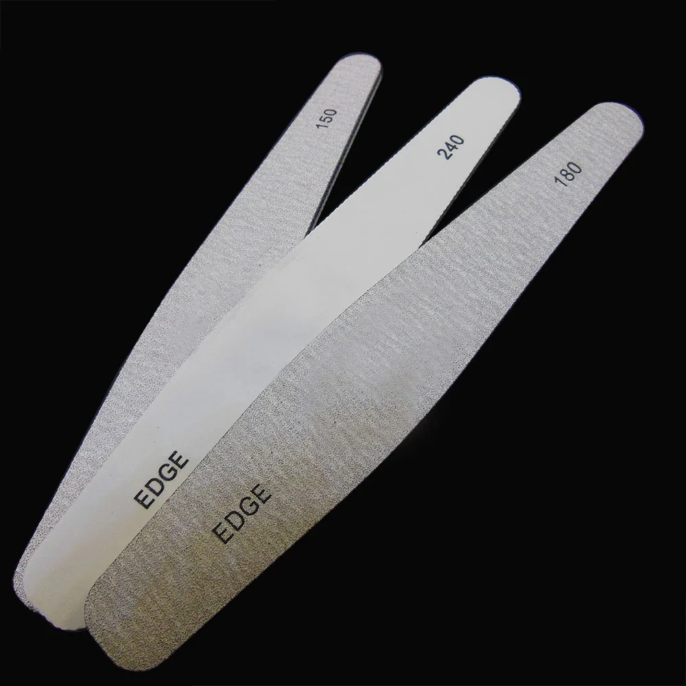 75 pcs/lot high quality professional nail file mix grit 150/180/240 eva
