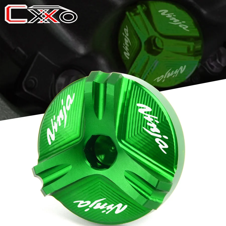 M30 * 1 5 CNC наполнитель масла двигателя крышка резервуар чашка для KAWASAKI Ninja 250R ninja