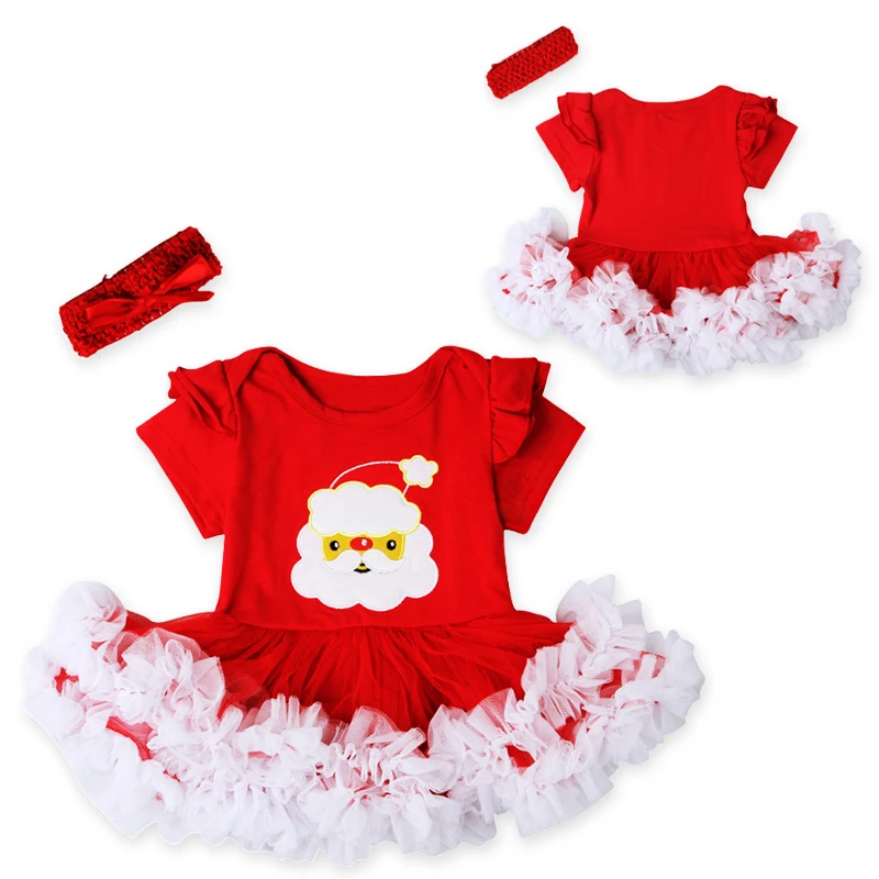 Fashion Christmas Infant Girl Dress Baby Girls Clothes Sets 2pcs