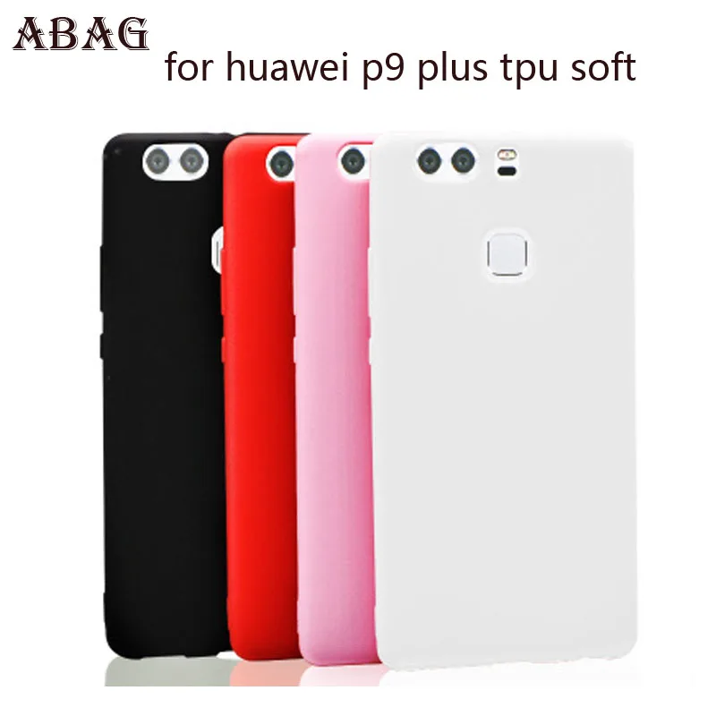 

ABAG Ultra-thin Silicon TPU Soft Cover Case 2018 Candy Color Back Cover for huawei p9 plus phone cases