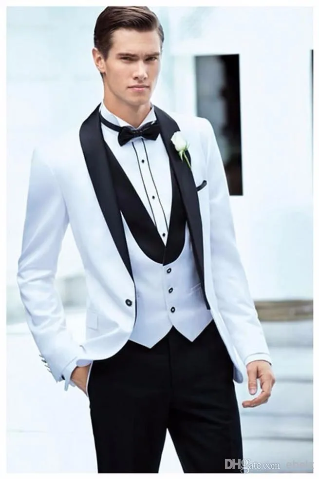 Горячая Свадебный Жених Невеста мужские костюмы смокинги Жениха(куртка+ брюки+ галстук+ жилет - Цвет: picture color
