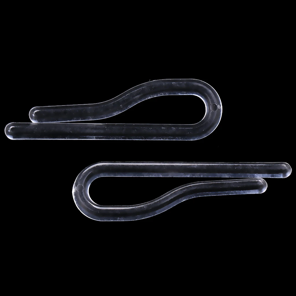 100pcs 35mm Clear Plastic Clips For Ties Shirts folded shirts sleeves Pants Socks Packaging Clips