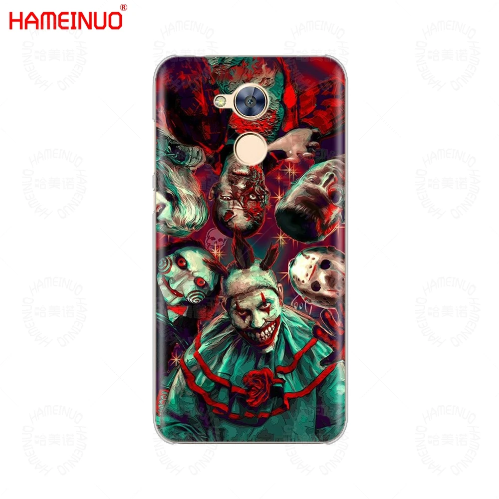 HAMEINUO клоун ужас это чехол для телефона Huawei Honor 10 V10 4A 5A 6A 7A 6C 6X7X8 9 LITE - Цвет: 80715