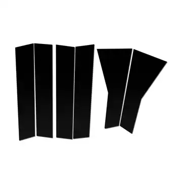 

6pcs/Set Car Window Center Pillar Sticker Trim External Decoration Film Car Accessories For Honda CRV CR-V 2012-2016