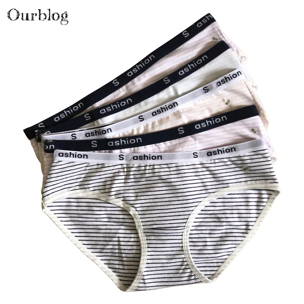 

OURBLOG 5Pcs/lot High Quality Women Underwear Ladies Briefs Bragas Factory Direct Wholesale Sexy Lace Cotton Lingerie Panties