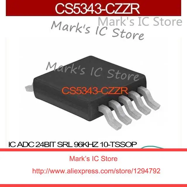 CS5343-CZZR IC ADC 24BIT SRL 96 кГц 10-TSSOP 5343 CS5343 S5343 | Электронные компоненты и принадлежности