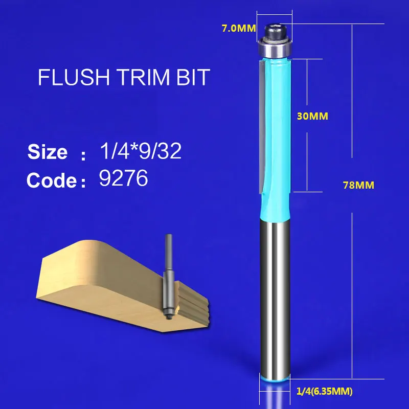 1pcs-wood-router-bit-Straight-end-mill-trimmer-cleaning-flush-trim-corner-round-cove-box-bits (4)