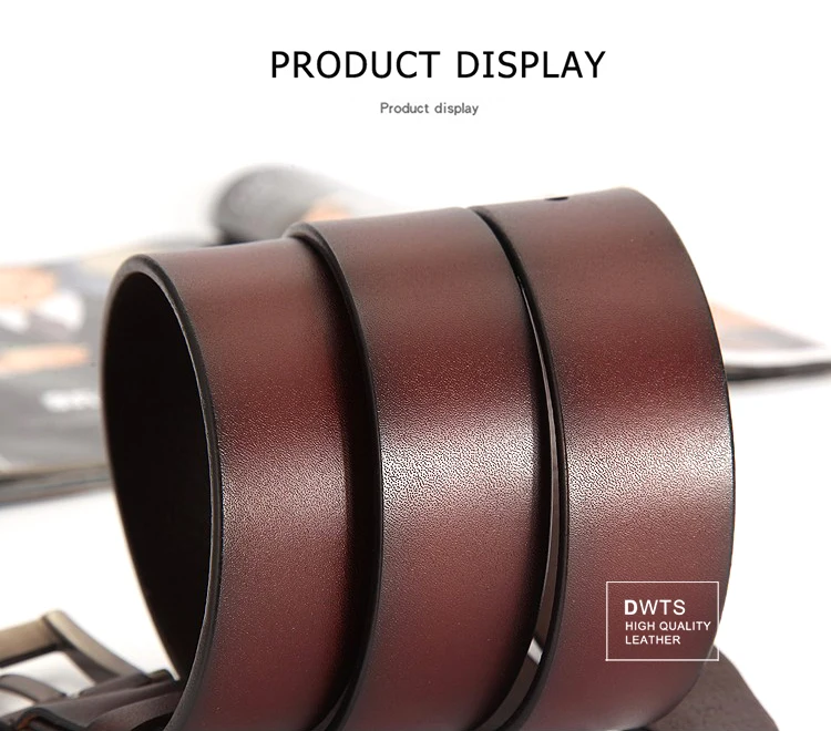 [DWTS]Men Belt Male High Quality Leather Belt Men Leather Pin Buckle Fancy Fashion Luxury Vintage Jeans Designer Free Shipping snap belt