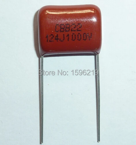 50 шт. Конденсатор CBB 124 1000V 124J 1KV 0 12 мкФ 120nF P15 CBB22 Металлизированный