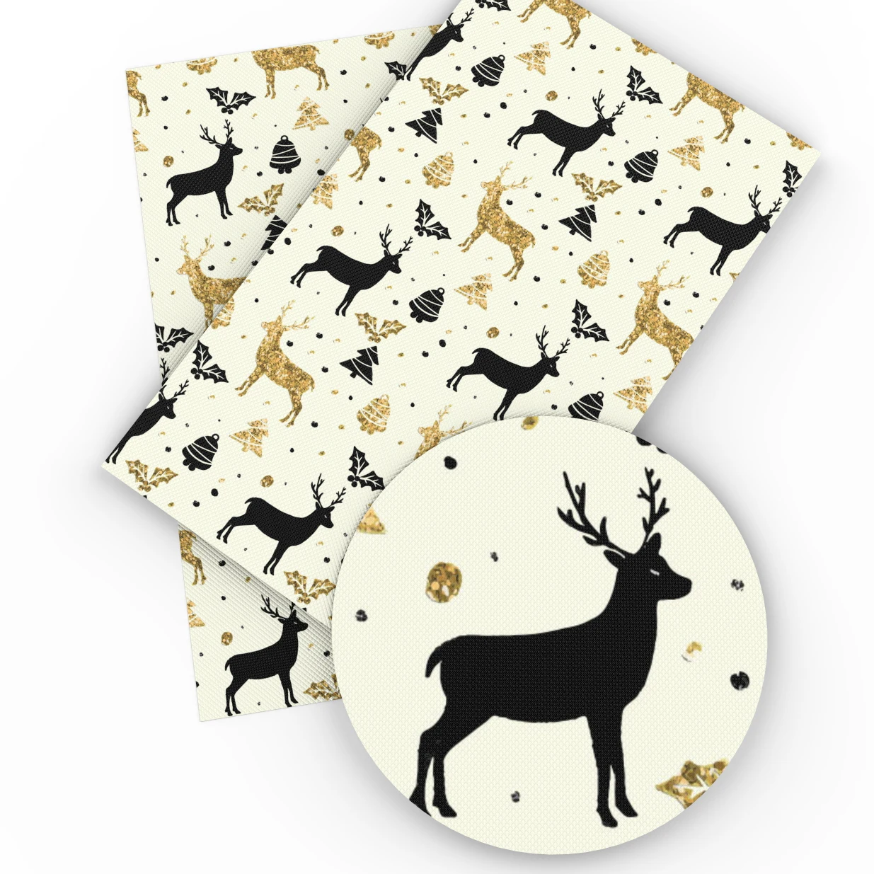 

David accessories 20*34cm Christmas faux artificial Synthetic leather fabric hair bow diy decoration crafts 1piece,1Yc5057