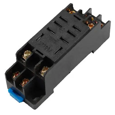 

Replacement DIN Rail Mounting 8 Pins Relay Socket Base Holder