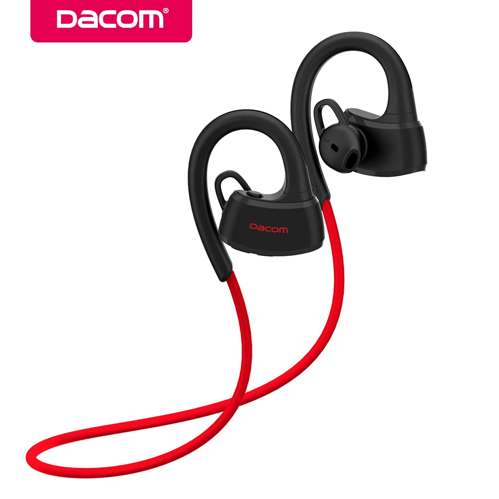 Dacom P10 оригинальная Bluetooth наушники IPX7 Водонепроницаемый Беспроводной стерео гарнитура с микрофоном 20 шт./лот