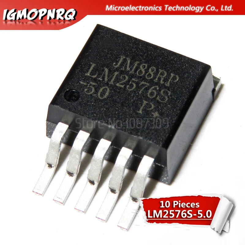 10pcs LM2576S 5.0 TO263 LM2576SX 5.0 TO 263 LM2576 5.0 5V new and ...