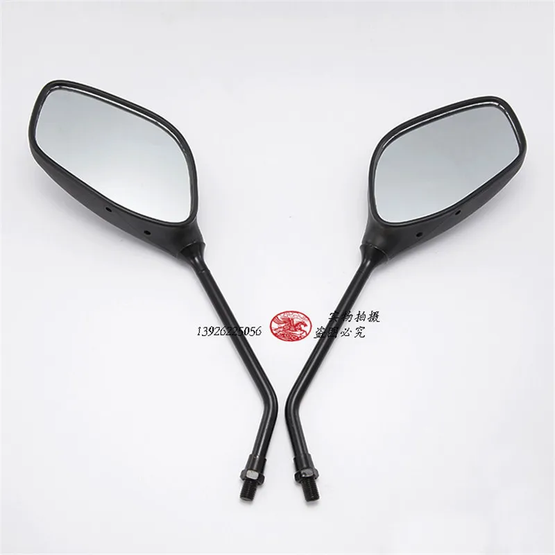 black motorcycle backup mirror scooter reflective mirrors universal motorbike moto accessories