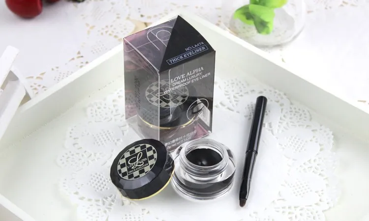 

New Eyeliner Cream Makeup Love Alpha Eyeliner Dream Luxury waterproof Eye Liner 3.0g Net 0.11oz Thick Eyeliner Cosmetics